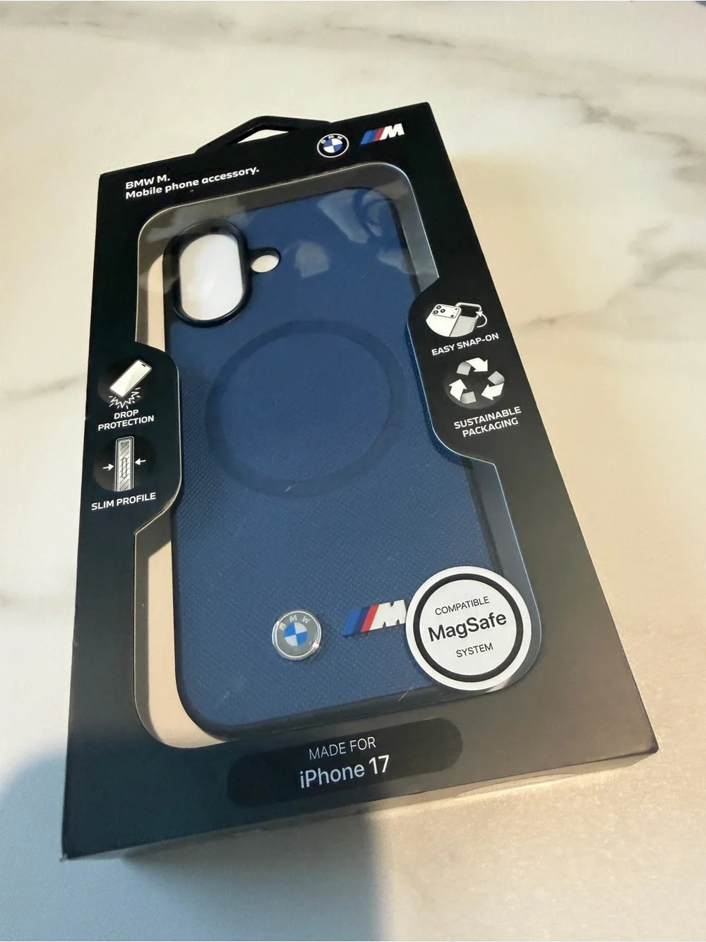 BMW M Navy Blue MagSafe iPhone 17 Case
